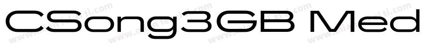 CSong3GB Medium U Medium字体转换